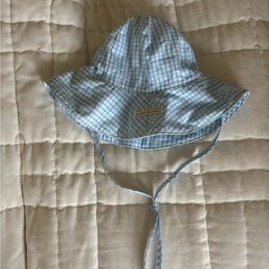 The Beaufort Bonnet Company Light Blue Plaid Hat